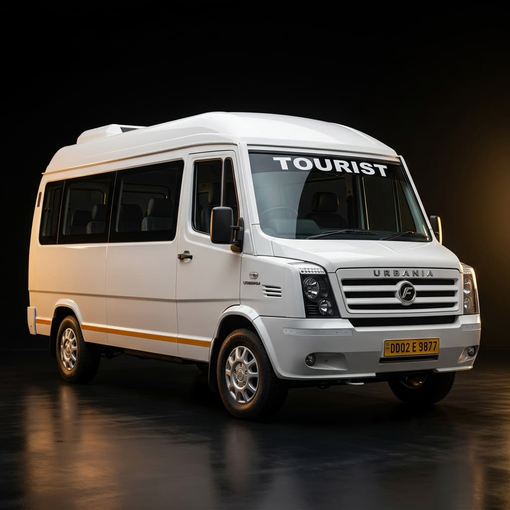 Force Urbania van hire Jamnagar — 17 and 24 seater group travel Gujarat